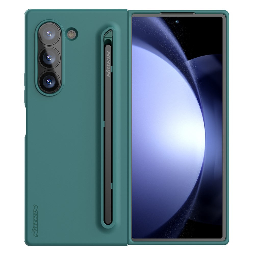 NILLKIN Flex Pure Fold Case for Samsung Galaxy Z Fold6 5G Silicone+PC Phone Cover with Stylus Pen