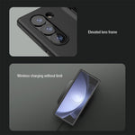 NILLKIN Flex Pure Fold Case for Samsung Galaxy Z Fold6 5G Silicone+PC Phone Cover with Stylus Pen
