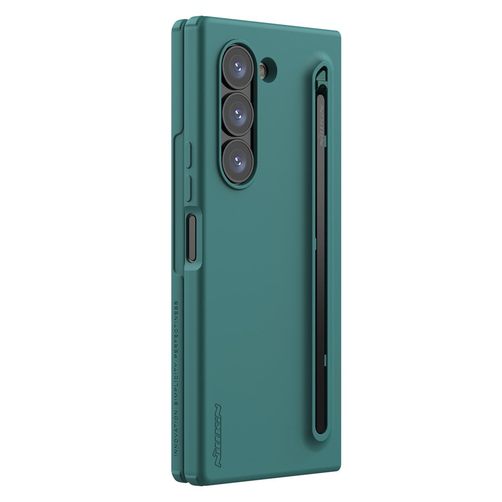 NILLKIN Flex Pure Fold Case for Samsung Galaxy Z Fold6 5G Silicone+PC Phone Cover with Stylus Pen