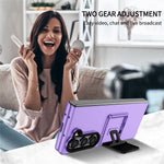 For Samsung Galaxy Z Fold6 5G Case Hidden Kickstand Hard PC Phone Cover