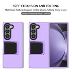 For Samsung Galaxy Z Fold6 5G Case Hidden Kickstand Hard PC Phone Cover