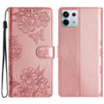 For Xiaomi Redmi Note 13 Pro 5G / Poco X6 5G Case Butterfly Flower PU Leather Wallet Flip Phone Cover