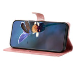 For Xiaomi Redmi Note 13 Pro 5G / Poco X6 5G Case Butterfly Flower PU Leather Wallet Flip Phone Cover