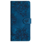 For Xiaomi Redmi Note 13 Pro+ 5G Case PU Leather Butterfly Flower Pattern Anti-Scratch Phone Cover