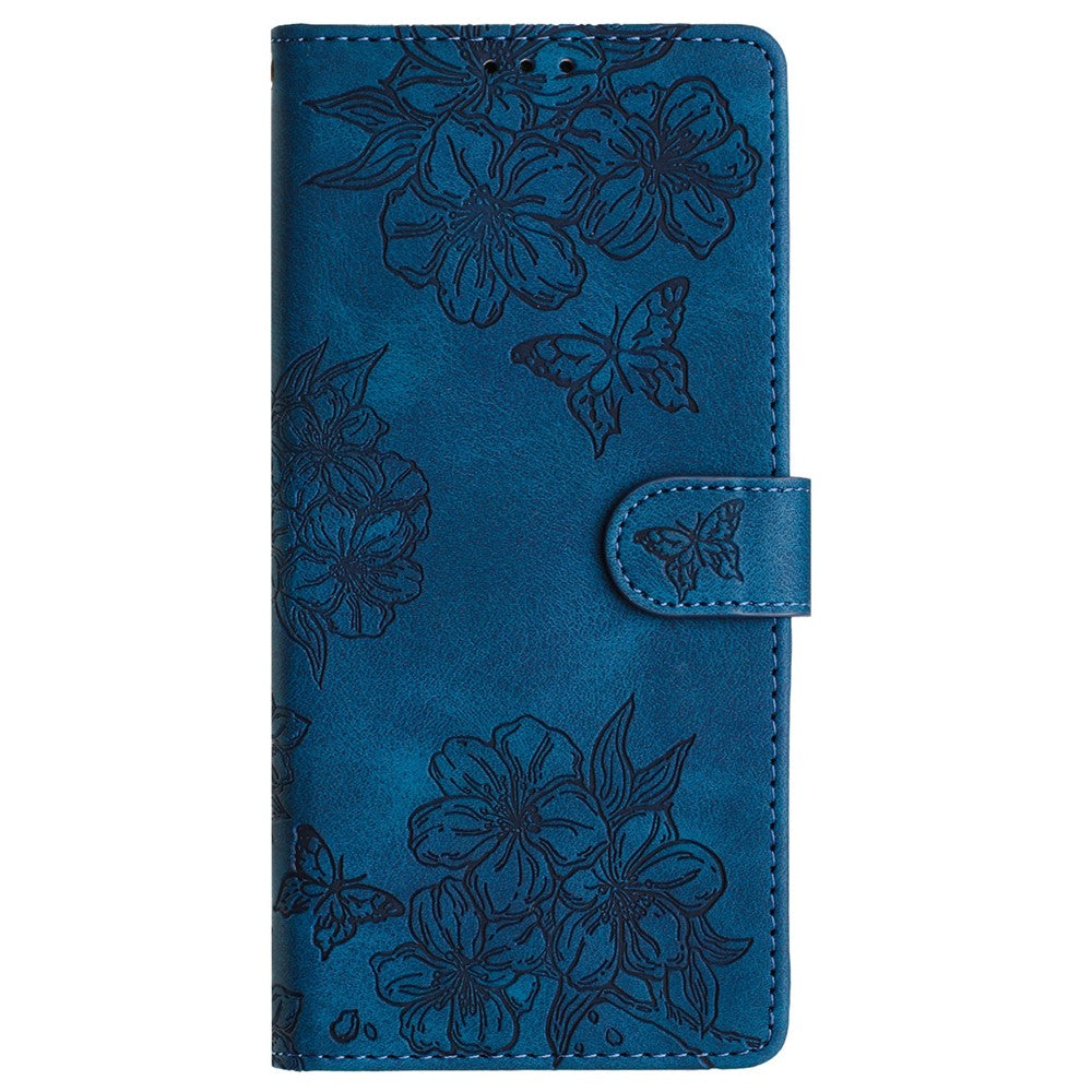 For Xiaomi Redmi Note 13 Pro+ 5G Case PU Leather Butterfly Flower Pattern Anti-Scratch Phone Cover