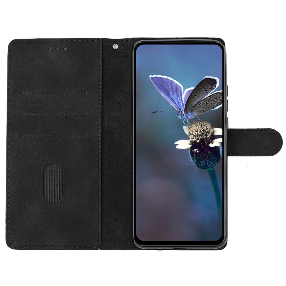 Xiaomi Redmi Note 13 Pro 5G / Poco X6 5G-skal med fjärilsblommatryck, läderfodral med beröringsfunktion