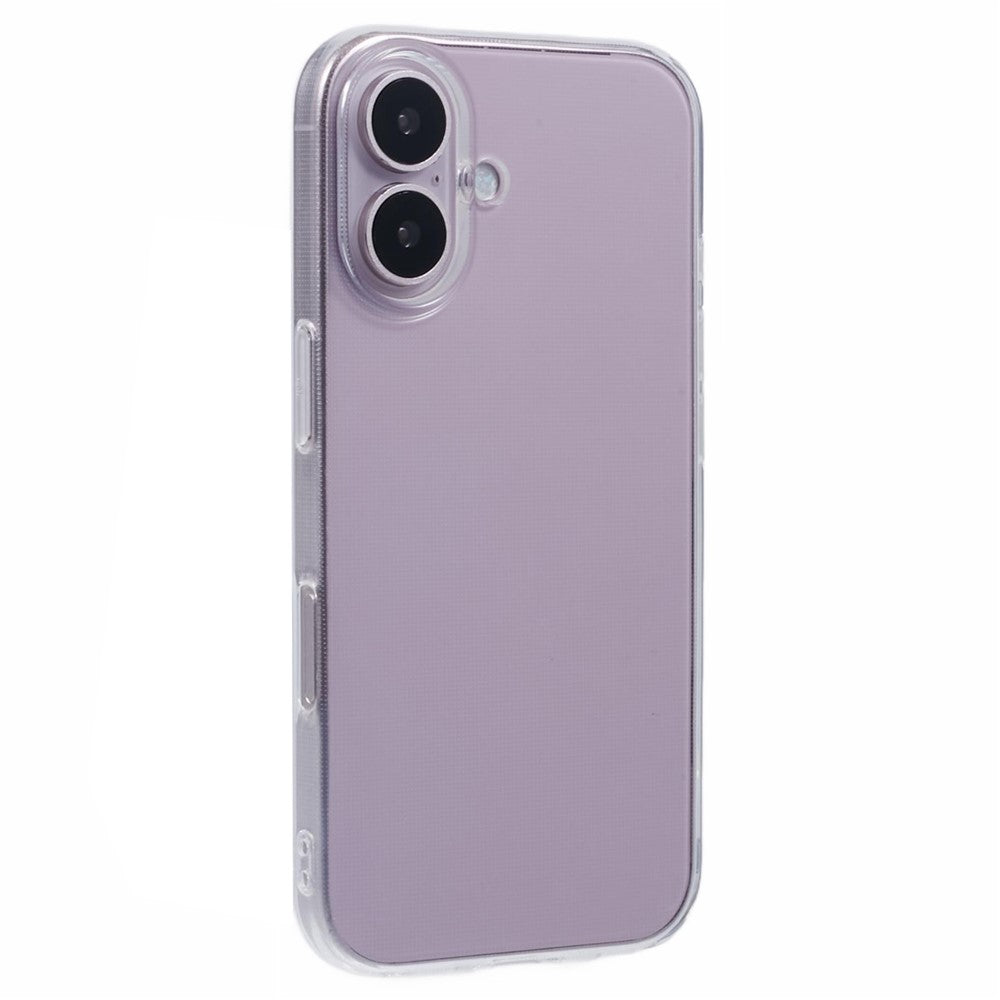 Til iPhone 16 Cover Vandmærkefri 2,0 mm TPU Gennemsigtigt Telefoncover
