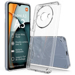 For Xiaomi Redmi A3x 4G Clear Case TPU+Acrylic Phone Cover