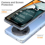 For Xiaomi Redmi A3x 4G Clear Case TPU+Acrylic Phone Cover