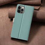 BINFEN COLOR BF33 Läderfodral för iPhone 13 Pro Max Plånboksfodral med RFID-blockering