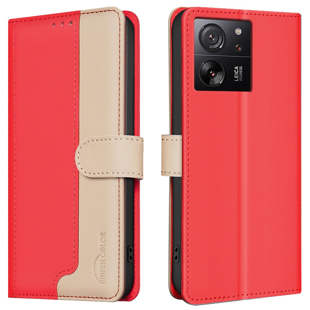 BINFEN COLOR BF33 For Xiaomi 13T / 13T Pro / Redmi K60 Ultra Leather Case Phone Wallet Cover