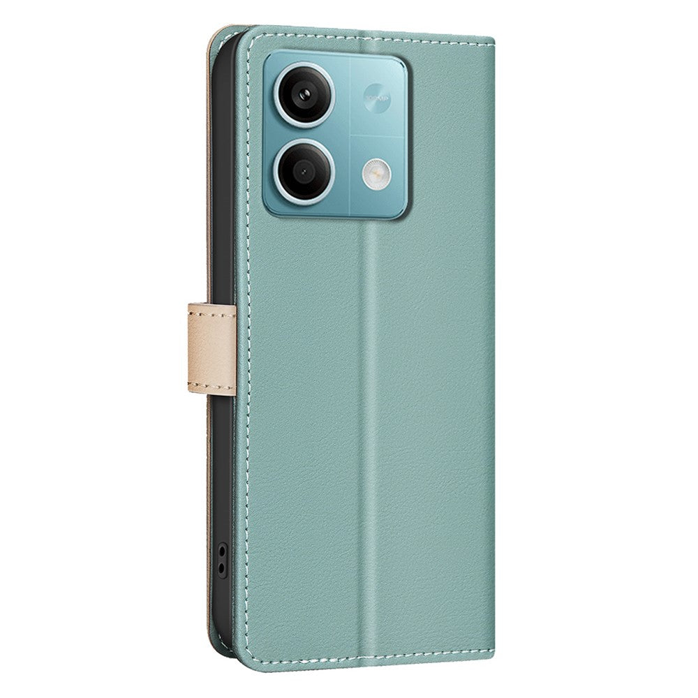 BINFEN COLOR BF33 For Xiaomi Redmi Note 13 4G Wallet Case RFID Blocking Leather Cover