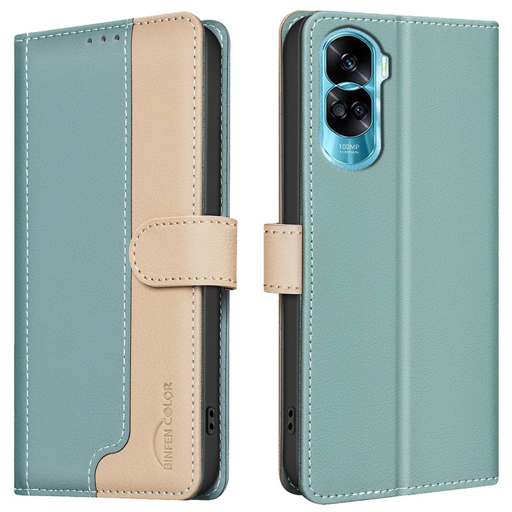 BINFEN COLOR BF33 For Honor X50i 5G / 90 Lite 5G Case Wallet Leather Cover RFID Blocking