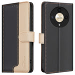 BINFEN COLOR BF33 For Honor Magic6 Lite 5G / X9b 5G Leather Case RFID Blocking Card Slots