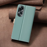 BINFEN COLOR BF33 For Oppo A58 4G Case Splicing Color Wallet Leather Cover