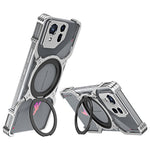 For Asus ROG Phone 8 5G / 8 Pro 5G Bumper Case Frameless Magnetic Kickstand Metal Phone Cover