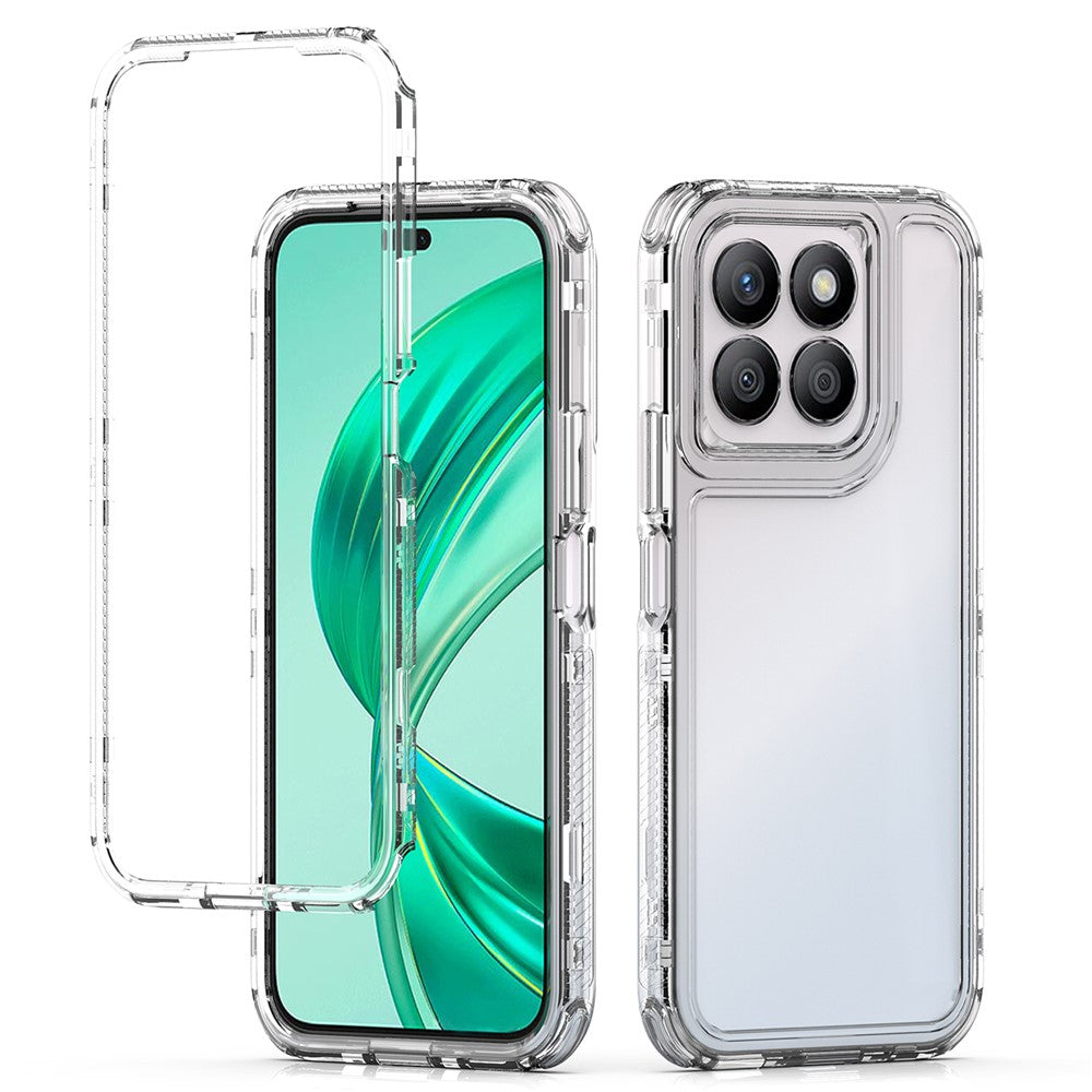 Til Honor X8b 4G Gennemsigtigt Cover Akryl+TPU Telefoncover Præcise Udskæringer til Linse