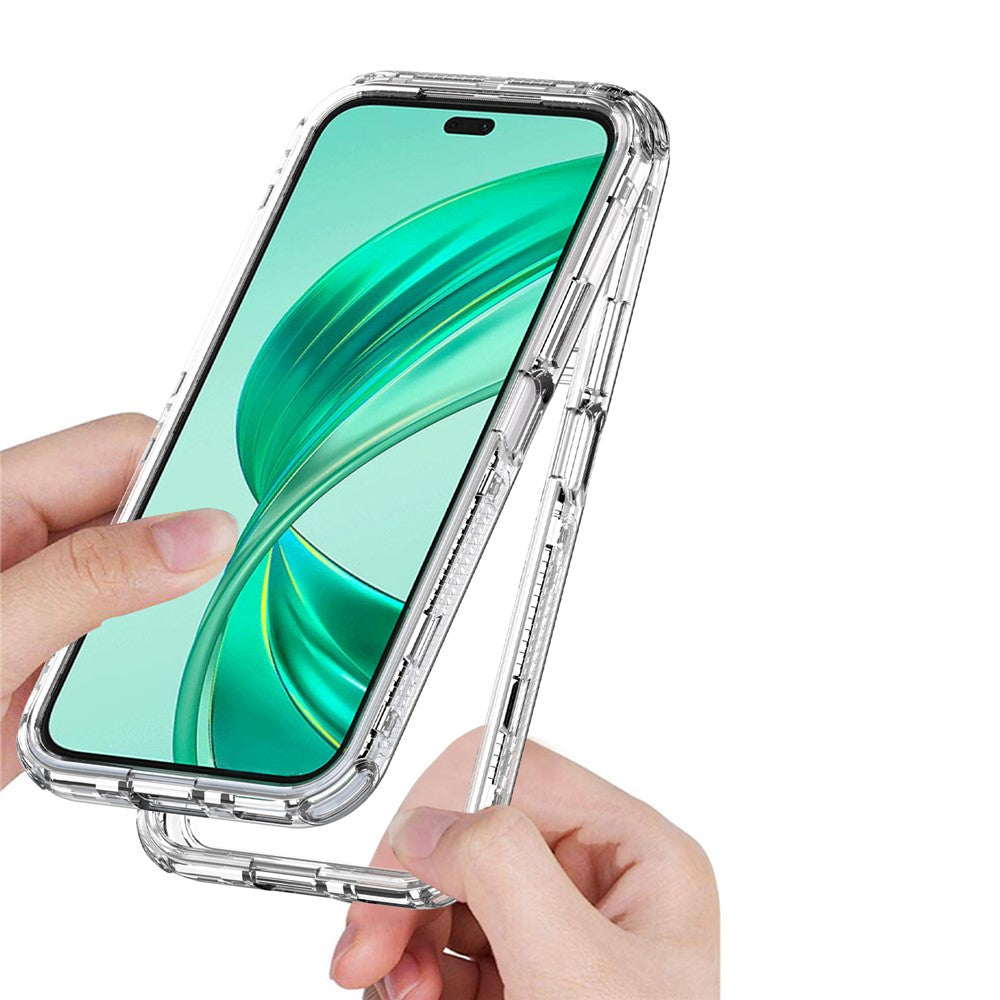 Til Honor X8b 4G Gennemsigtigt Cover Akryl+TPU Telefoncover Præcise Udskæringer til Linse