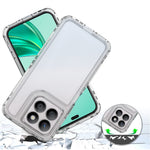 Til Honor X8b 4G Gennemsigtigt Cover Akryl+TPU Telefoncover Præcise Udskæringer til Linse