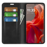 Til Motorola Moto G85 5G / S50 Neo 5G Etui PU Læder Pung Folio Flip Telefon Cover