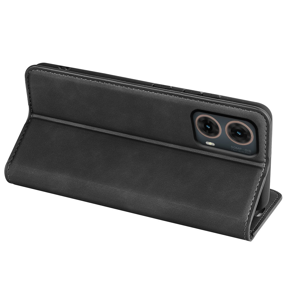 Til Motorola Moto G85 5G / S50 Neo 5G Etui PU Læder Pung Folio Flip Telefon Cover