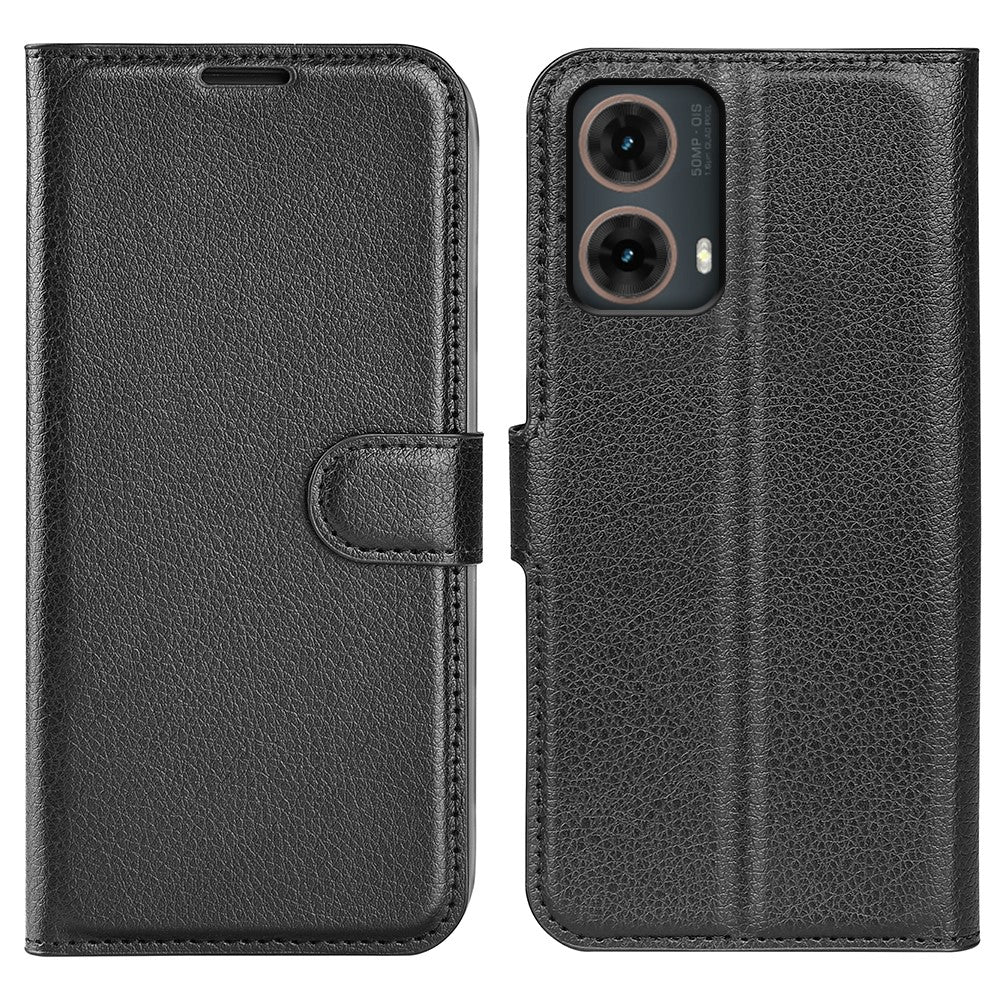 For Motorola Moto G85 5G / S50 Neo 5G Wallet Phone Case Litchi Texture Leather Flip Cover