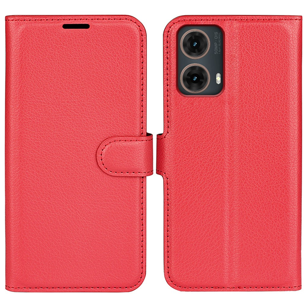 For Motorola Moto G85 5G / S50 Neo 5G Wallet Phone Case Litchi Texture Leather Flip Cover