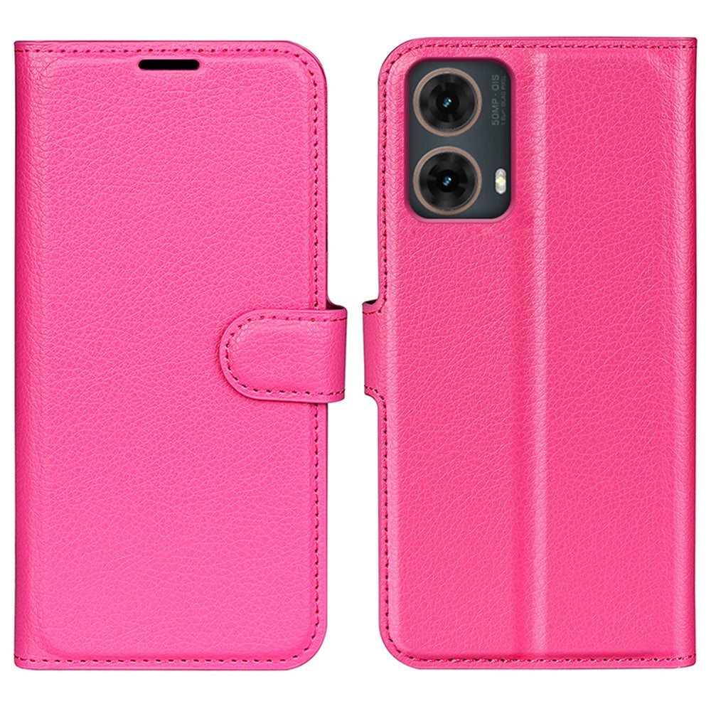 For Motorola Moto G85 5G / S50 Neo 5G Wallet Phone Case Litchi Texture Leather Flip Cover