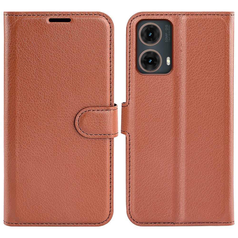 For Motorola Moto G85 5G / S50 Neo 5G Wallet Phone Case Litchi Texture Leather Flip Cover