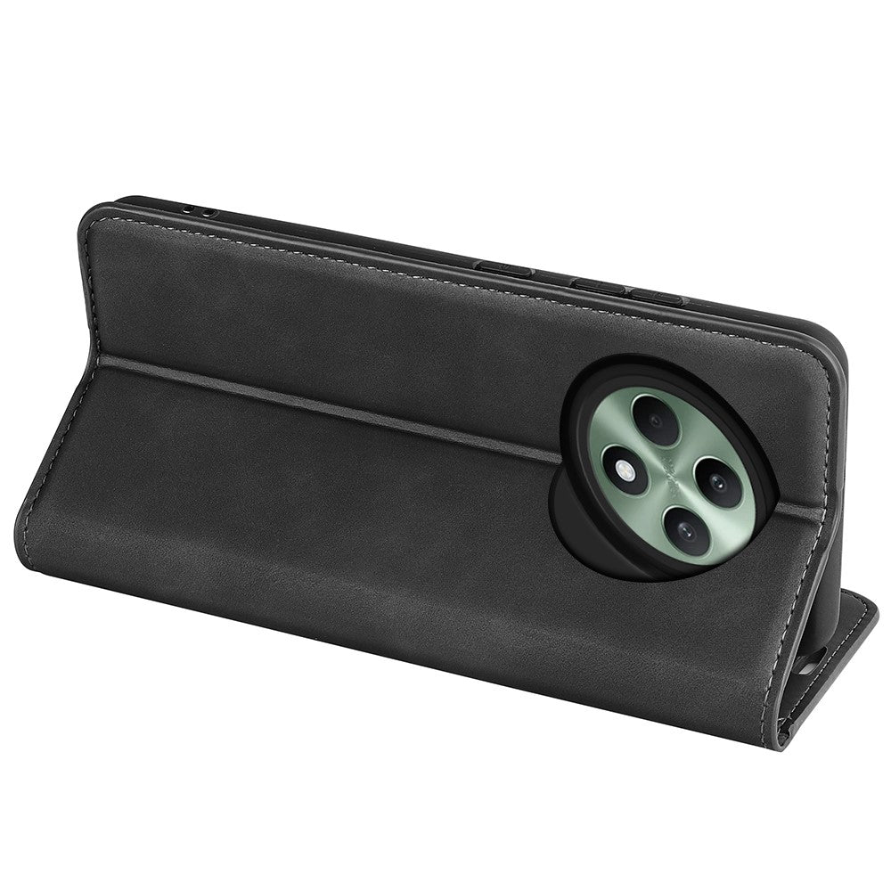For Oppo Reno12 F 5G Case Skin-Touch Leather Wallet Phone Cover