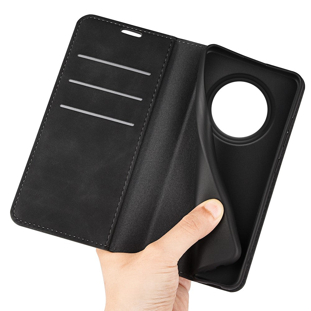 For Oppo Reno12 F 5G Case Skin-Touch Leather Wallet Phone Cover