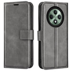 For Oppo Reno12 F 5G Stand Case Calf Texture Shockproof Leather Phone Cover