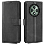 For Oppo Reno12 F 5G Stand Case Calf Texture Shockproof Leather Phone Cover