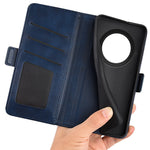For Oppo Reno12 F 5G Case Calf Texture Leather Stand Wallet Phone Cover