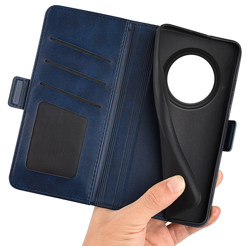For Oppo Reno12 F 5G Case Calf Texture Leather Stand Wallet Phone Cover