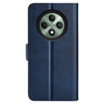For Oppo Reno12 F 5G Case Calf Texture Leather Stand Wallet Phone Cover