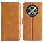 For Oppo Reno12 F 5G Case Calf Texture Leather Stand Wallet Phone Cover