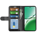 For Oppo Reno12 F 5G Case Crazy Horse Texture Leather Stand Phone Cover with Wallet