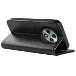 For Oppo Reno12 F 5G Case Crazy Horse Texture Leather Stand Phone Cover with Wallet