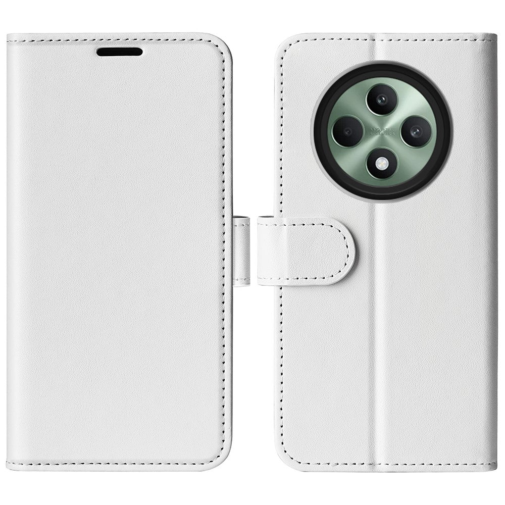 For Oppo Reno12 F 5G Case Crazy Horse Texture Leather Stand Phone Cover with Wallet