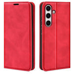 Til Samsung Galaxy S24 FE Etui, Hudvenligt, Faldbeskyttende Læderpung Telefoncover