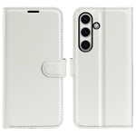 Til Samsung Galaxy S24 FE Pung Telefoncover Litchi Tekstur Anti-Tab Læder Folio Flip Cover