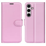 Til Samsung Galaxy S24 FE Pung Telefoncover Litchi Tekstur Anti-Tab Læder Folio Flip Cover