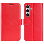 Til Samsung Galaxy S24 FE Etui Crazy Horse Tekstur Læder Stand Telefoncover med Pung