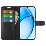 For Oppo A60 4G Case Anti-Drop Litchi Texture Leather Wallet Phone Cover