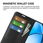 For Oppo A60 4G Case Anti-Drop Litchi Texture Leather Wallet Phone Cover
