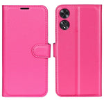 For Oppo A60 4G Case Anti-Drop Litchi Texture Leather Wallet Phone Cover