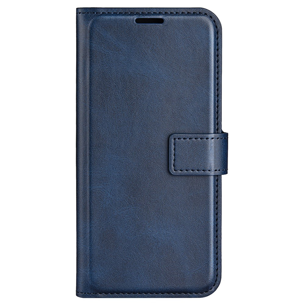 For OnePlus Nord CE4 Lite 5G / Oppo K12x 5G (China) Case Calf Texture Leather Stand Phone Cover