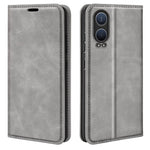 OnePlus Nord CE4 Lite 5G / Oppo K12x 5G (Kina)-tegnebogsetui i læder med skin-touch-funktion