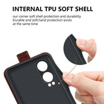 Til OnePlus Nord CE4 Lite 5G / Oppo K12x 5G (Kina) Cover med kortlommer Vertikalt flip læder telefoncover